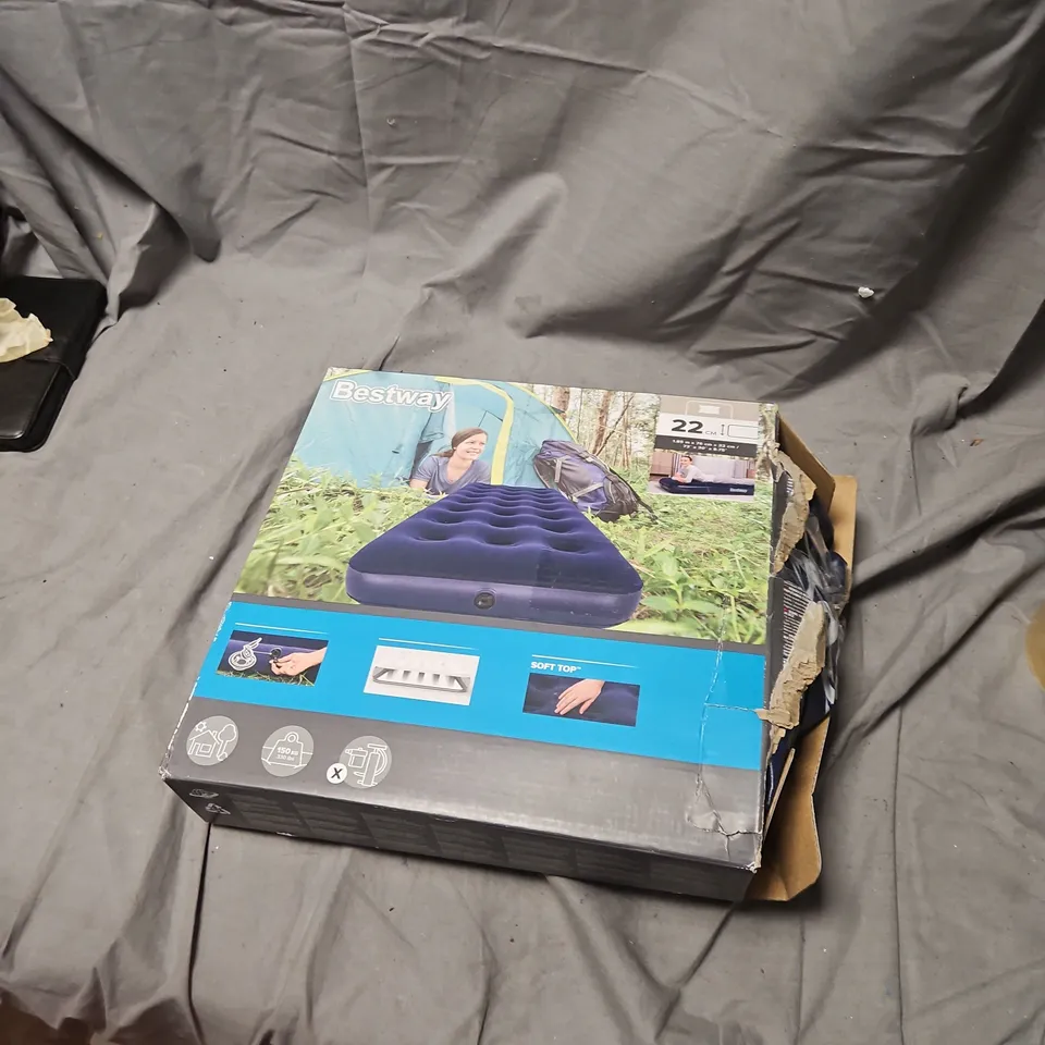 BESTWAY CAMPING AIR MATTRESS – 185 X 76 X 22 CM (22 CM THICK) – BOXED