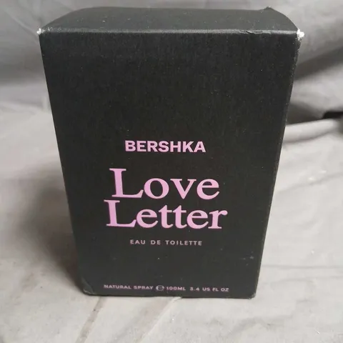 BOXED BERSHKA LOVE LETTER EAU DE TOILETTE 100ML
