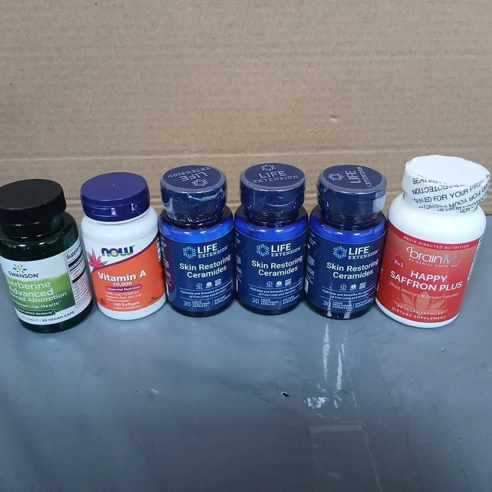 APPROXIMATELY 25 ASSORTED VITAMIN & DIETARY SUPPLEMENT BOTTLES – MIXED BRANDS 