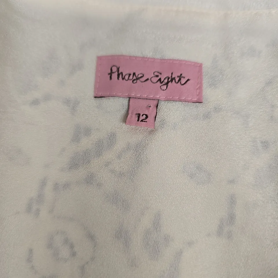 PHASE EIGHT IVORY LACE OVERLAY GARMENT, UK SIZE 12 