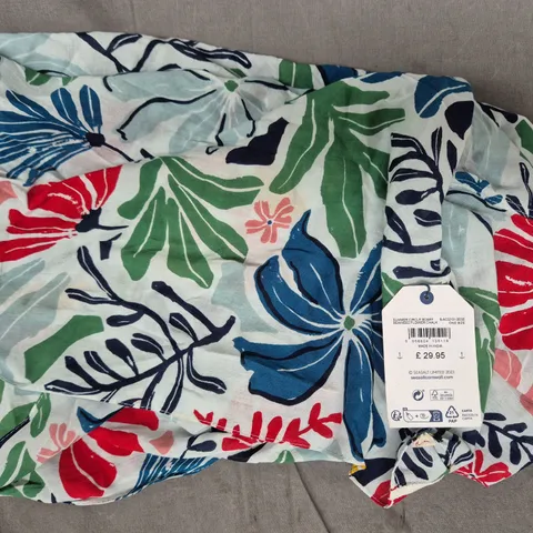SEASALT SUMMER CIRCLE SCARF – SEAWEED FLOWER CHALK, ONE SIZE