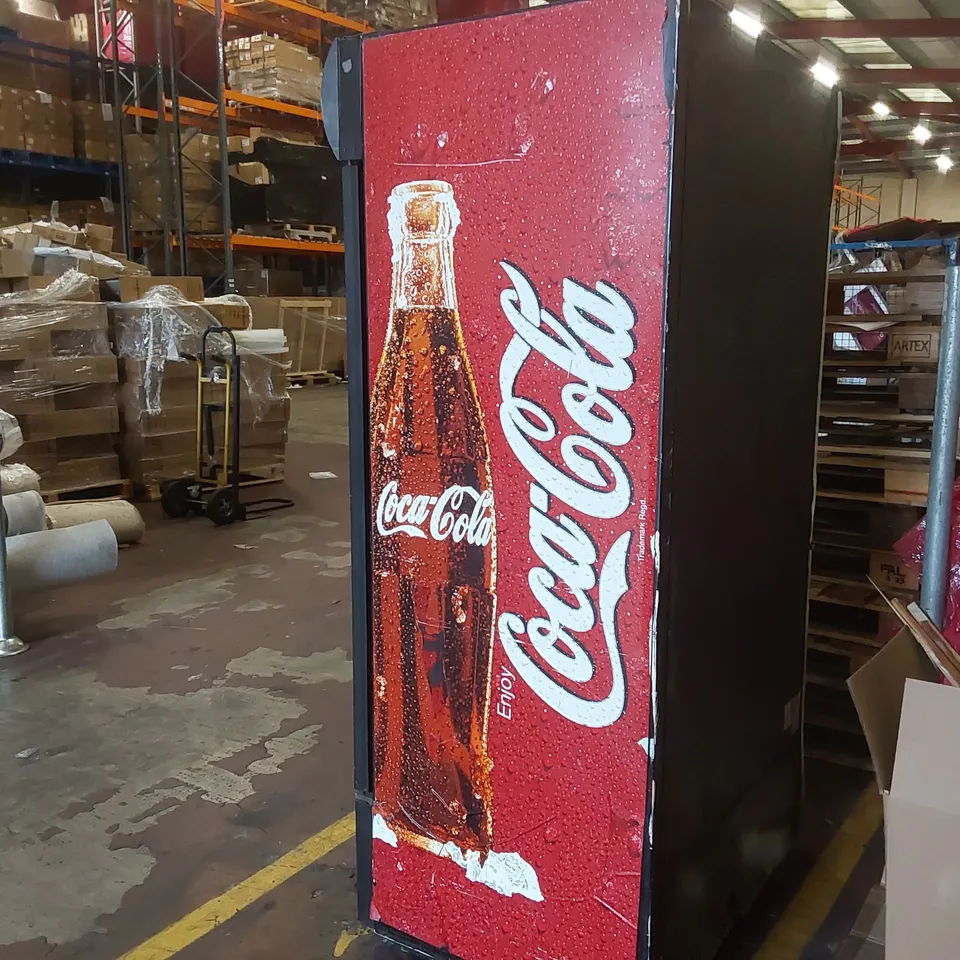 TRUE JDM-35 COMMERCIAL COCA-COLA BRANDED DRINKS DISPLAY FRIDGE