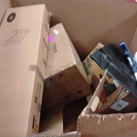 PALLET OF ASSORTED HOUSEHOLD GOODS AND PRODUCTS TO INCLUDE;HEAT PRESS MACHINE,CHEST OF DRAWERS,AIR FRYER OVEN