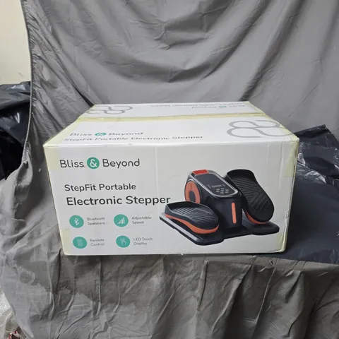 BLISS & BEYOND STEPFIT PORTABLE ELECTRONIC STEPPER (BOXED)