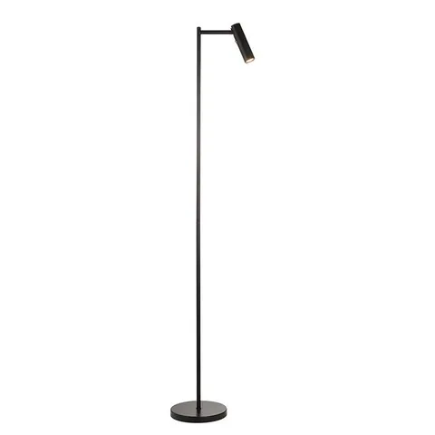 BOXED DEDICATED READER MATT BLACK ADJUSTABLE LED FLOOR LAMP