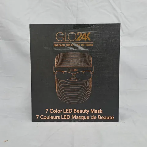 GLO24K 7-COLOUR LED BEAUTY MASK