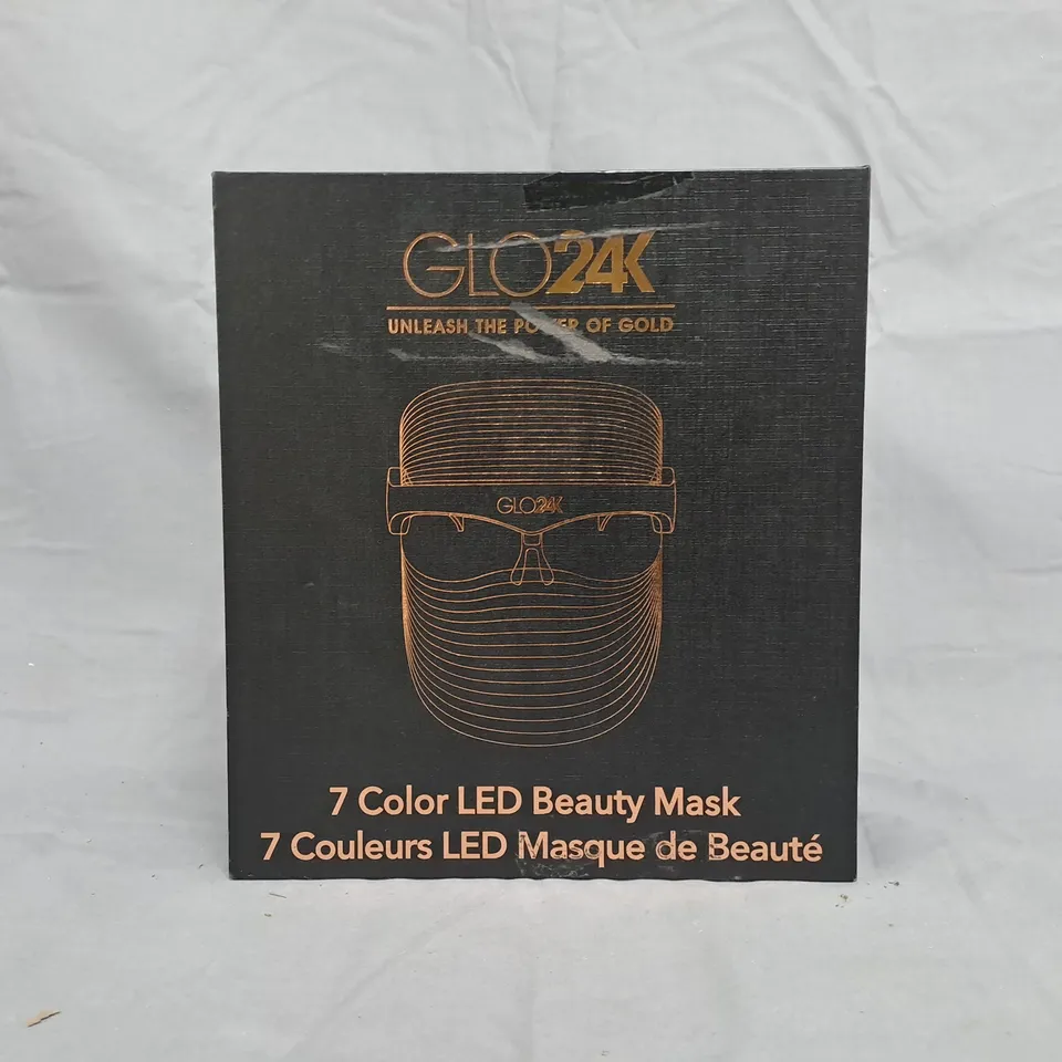 GLO24K 7-COLOUR LED BEAUTY MASK