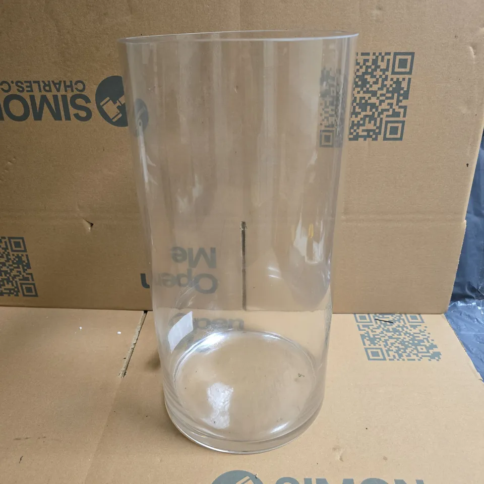 GLASS CYLINDER TANK VASE 