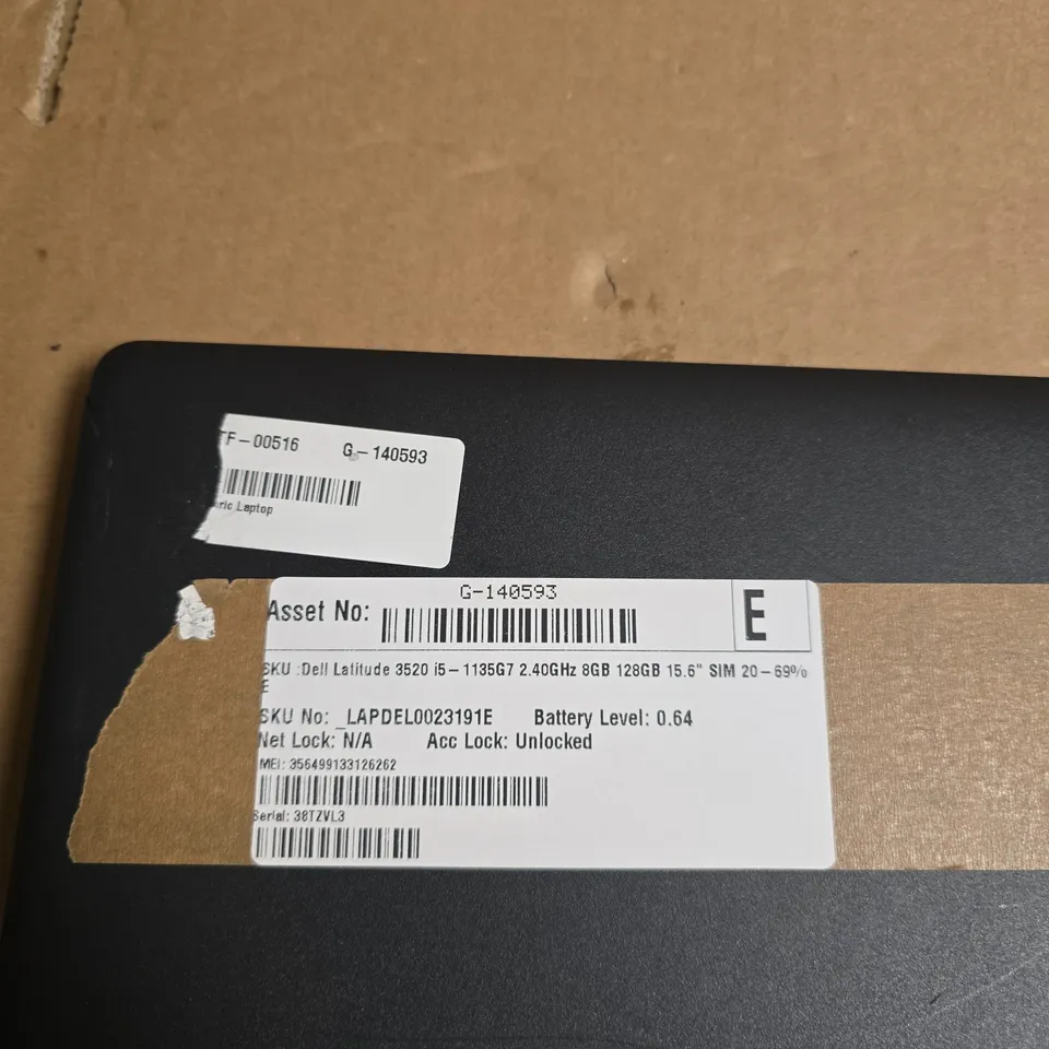 DELL LATITUDE 3520 LAPTOP – I5-1135G7, 8GB RAM, 128GB SSD, 15.6IN