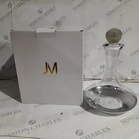 BOXED JULIEN MACDONALD GLASS VASE DECOR