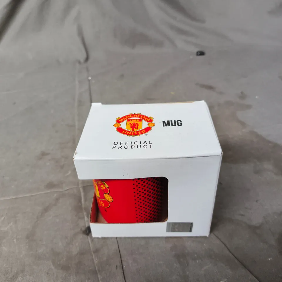 MANCHESTER UNITED OFFICIAL MUG – RED CREST DESIGN (BOXED)