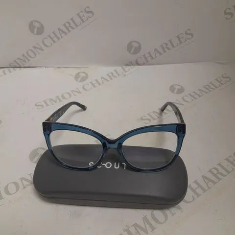 SCOUT MILA BLUE FRAMED CAT EYES GLASSES 