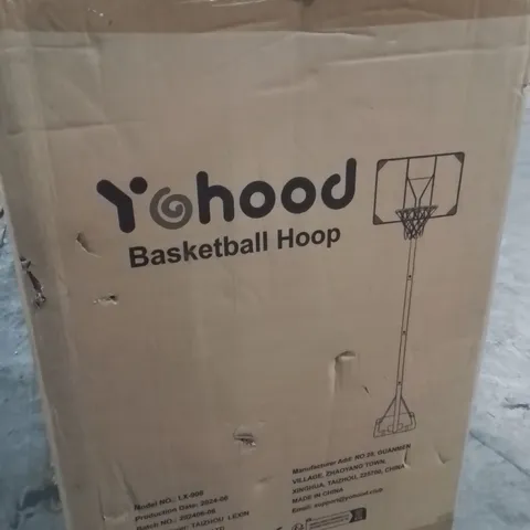 BOXED BASKETBALL HOOP