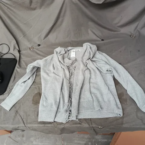 HOLLISTER GREY CARDIGAN  – XXL (UK), 