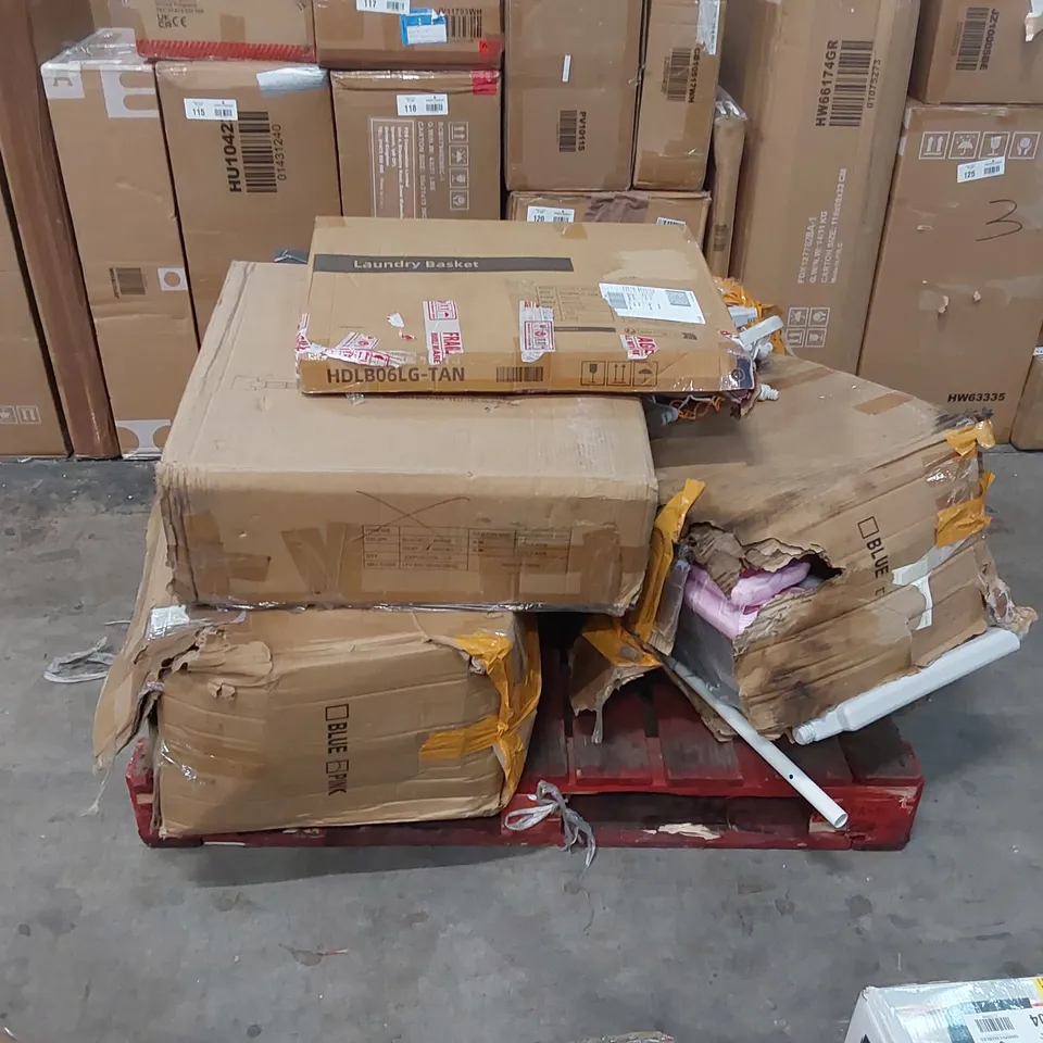 PALLET OF ASSORTED CONSUMER PRODUCT PARTS 