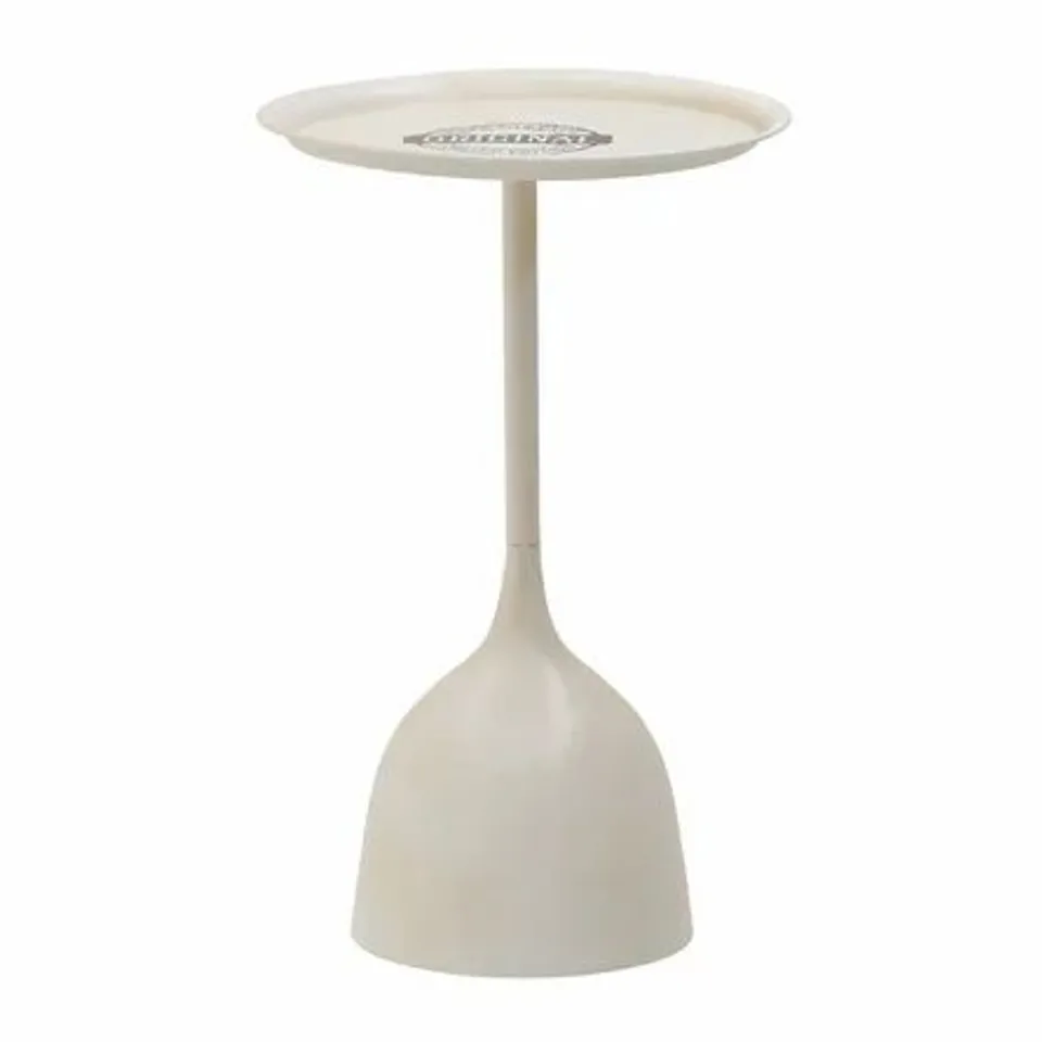 CHARLEIGH METAL TRAY TABLE COLOUR WHITE
