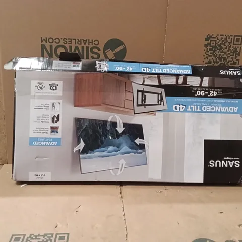 BOXED SANUS ADVANCED TILT 4D PREMIUM TV WALL MOUNT FITS 42-60" TVS VLT7-B2