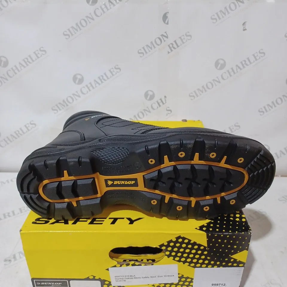 BOXED DUNLOP DAKOTA MENS SAFETY BOOTS - SIZE 10