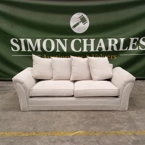 DURY FABRIC 3 SEATER SCATTER BACK SOFA