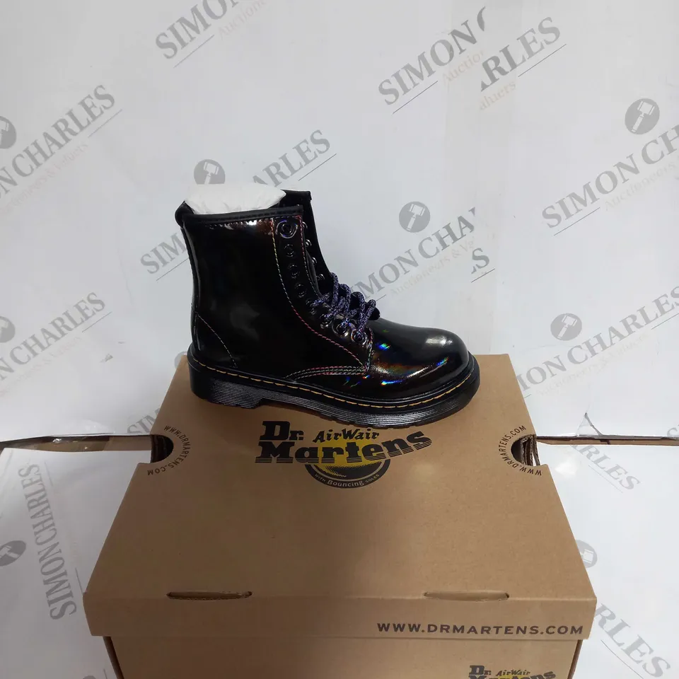 BOXED PAIR OF DR. AIRWAY MARTENS 1460J BLACK UK12