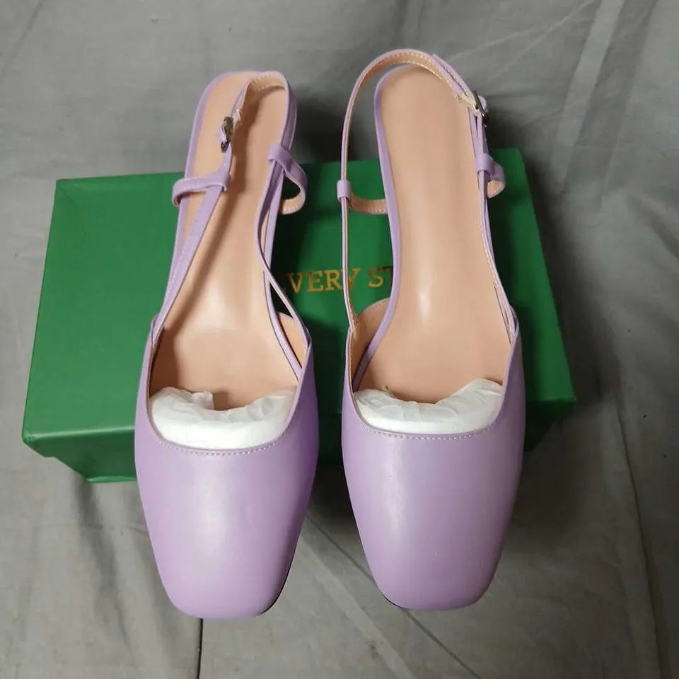 GRACE EVERY STEP WOMEN'S LAVENDER SLINGBACK HEELS – BOXED (US 11 / EU 42)