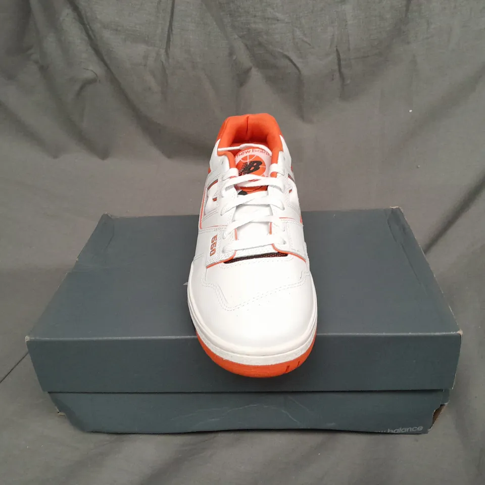 BOXED PAIR OF NEW BALANCE 550 TRAINERS SIZE 8.5