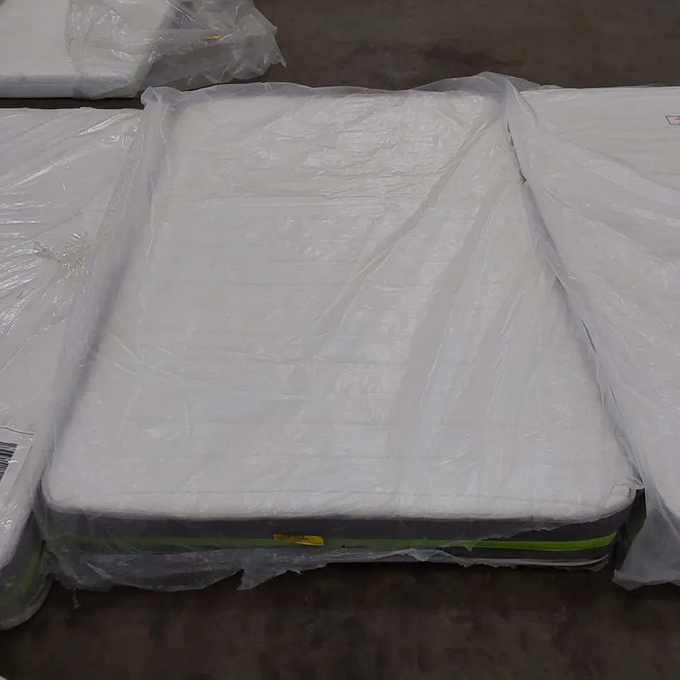 QUALITY BAGGED 4' HYBRID MEMORY FIBRE OPEN COIL MATTRESS 