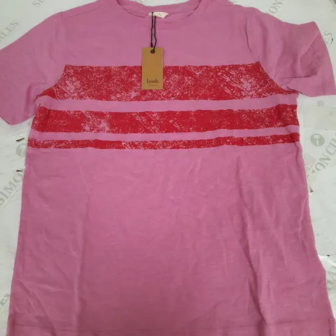 HUSH AILBHE TEE IN PINK - XXS