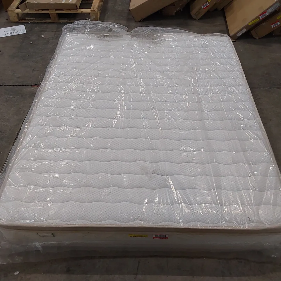 QUALITY BAGGED PILLOW-TOP POCKET SPRUNG 2000 SPRING KING SIZE 5FT MATTRESS