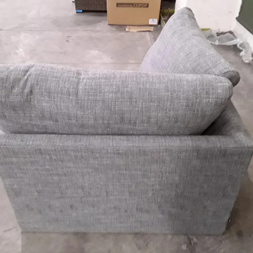 QUALITY DESIGNER SOFA CORNER SECTION - GREY FABRIC 