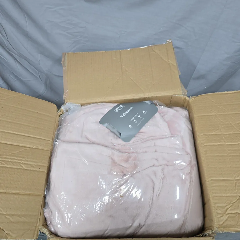 COZEE HOME VELVETSOFT CHECKERBOARD 6 PEICE DUVET SET DOUBLE