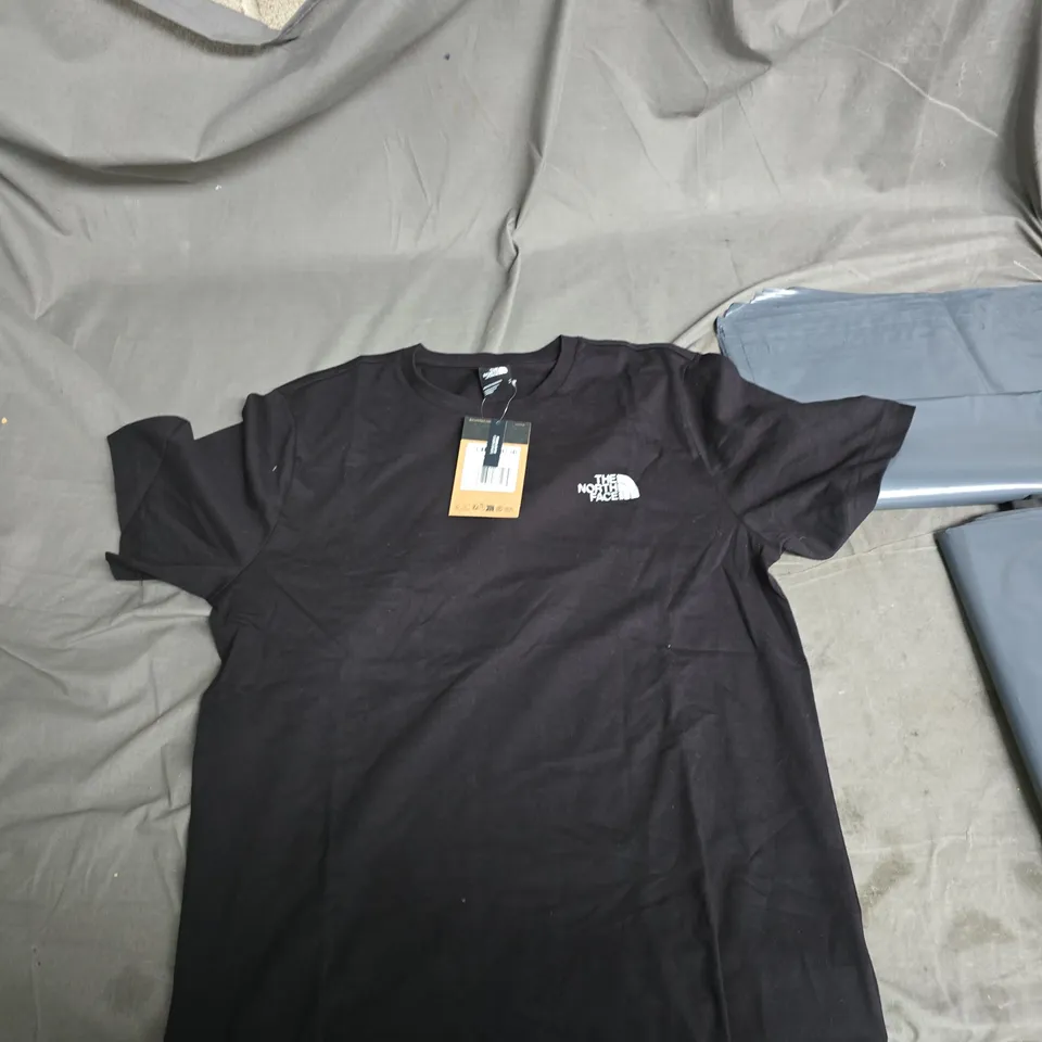 THE NORTH FACE MEN'S BLACK T‑SHIRT – LOGO CHEST, UK M (SIZE M) 