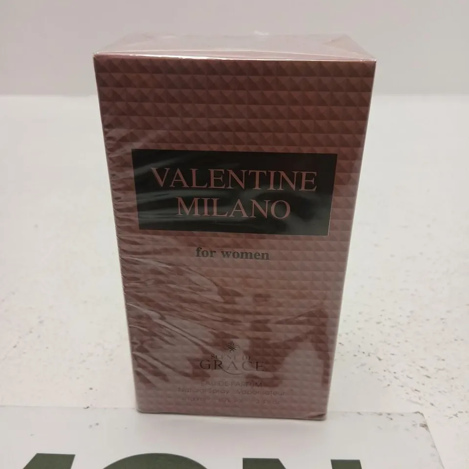 BOXED AND SEALED VALENTINE MILANO FOR WOMEN SCENT DEGRACE EAU DE PARFUM 100ML