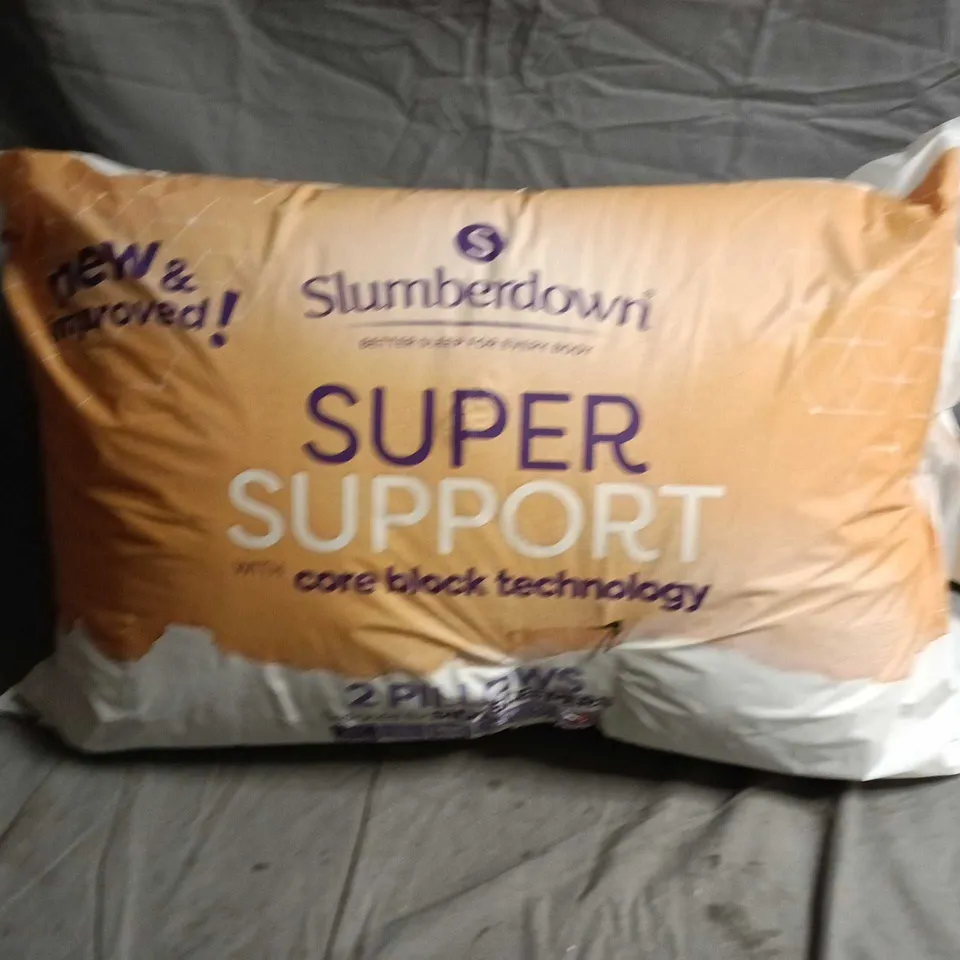 SLUMBERDOWN SUPER SUPPORT PILLOW PACK (2 PILLOWS)