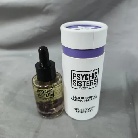 PSYCHIC SISTERS LONDON NOURISHING ARGAN HAIR OIL INFUSED WITH AMETHYST