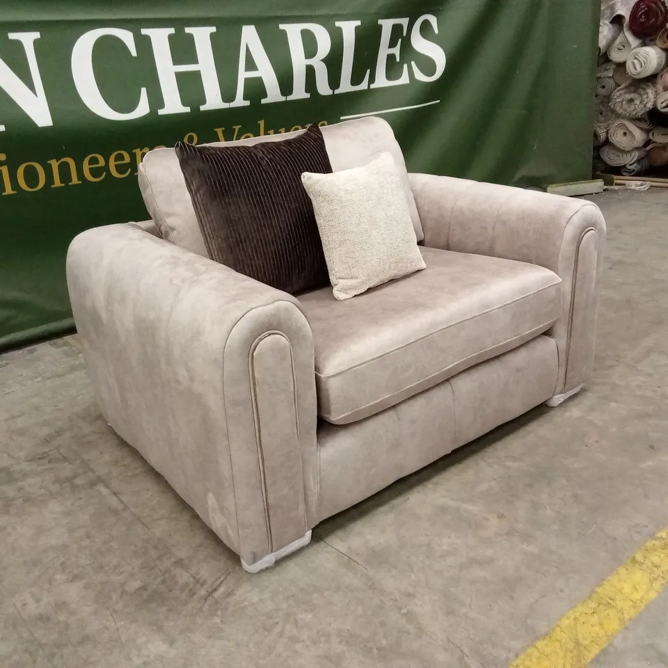 AMARA SNUGGLE CHAIR - STONE RRP £949