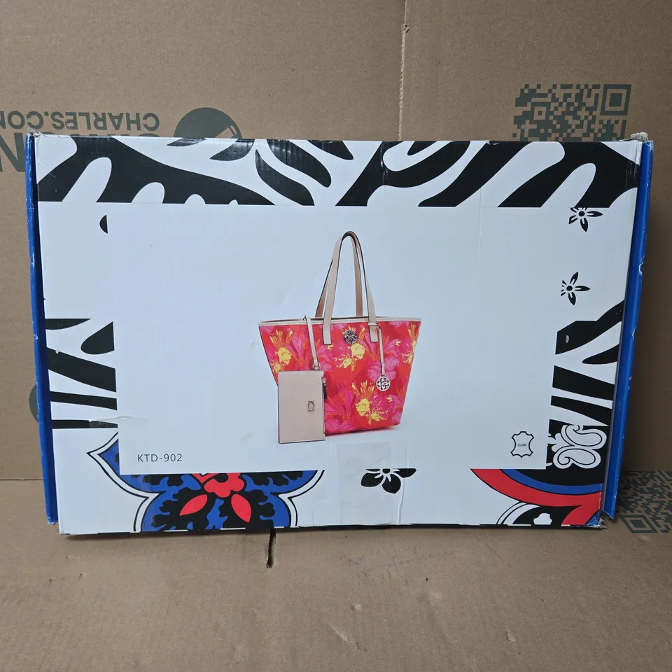 KENZO COLLECTION MAROQUINERIE IRIS FUCHSIA BAG BOXED WITH TAGS