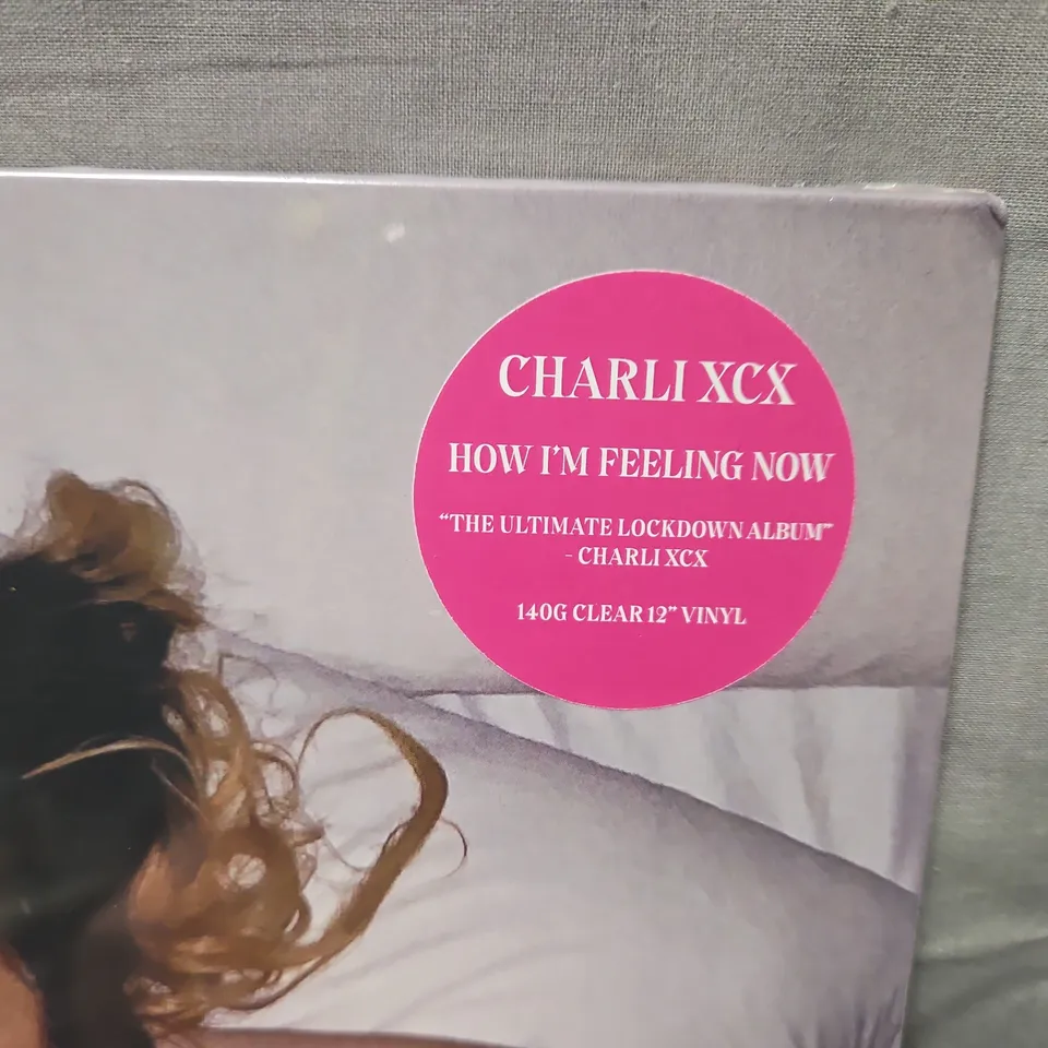 SEALED CHARLI XCX – HOW I'M FEELING NOW (THE ULTIMATE LOCKDOWN ALBUM) 12" CLEAR VINYL, 140G