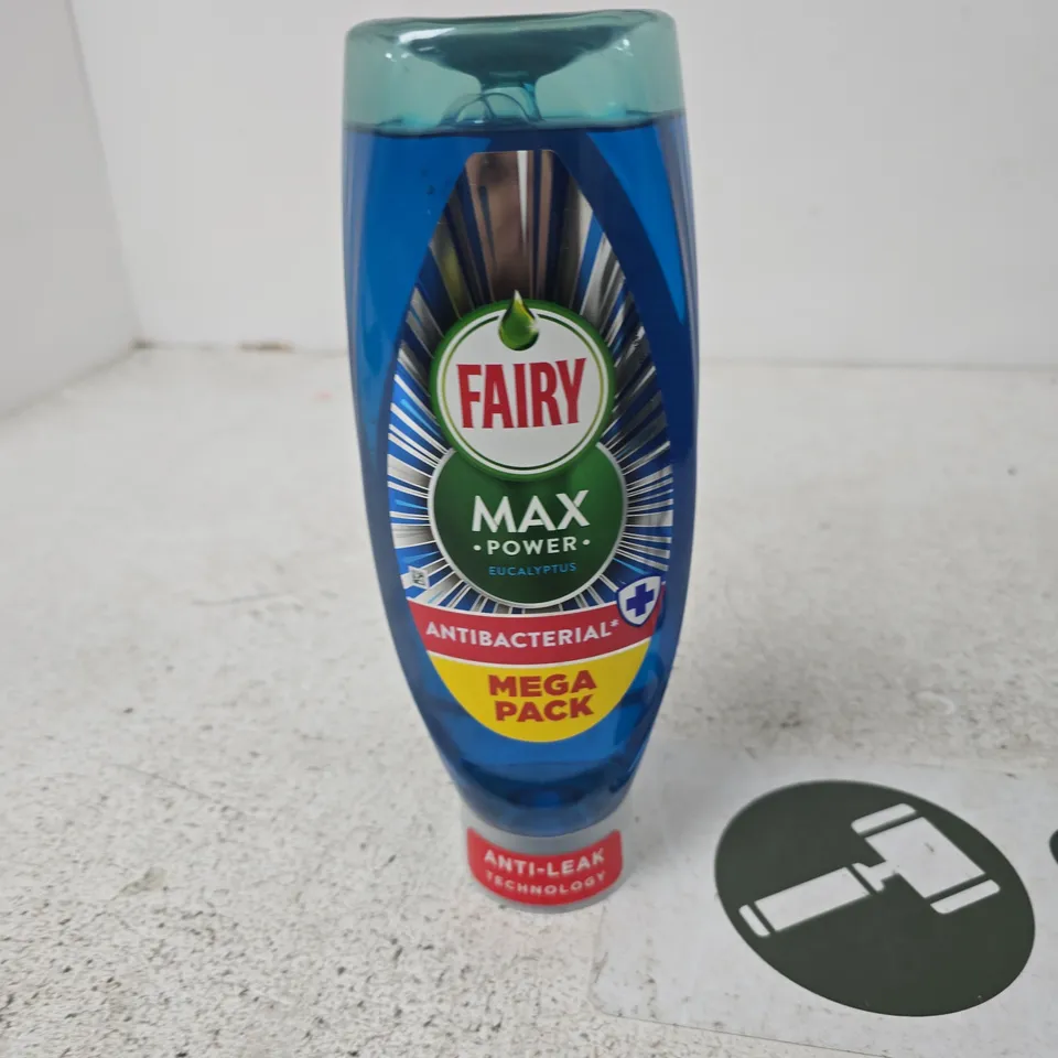 TOTE OF APPROXIMATELY 9 ASSORTED LIQUIDS TO INCLUDE: FAIRY MAX POWER