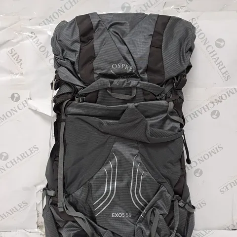 OSPREY EXOS 58 TUNGSTEN GREY BACKPACK S/M