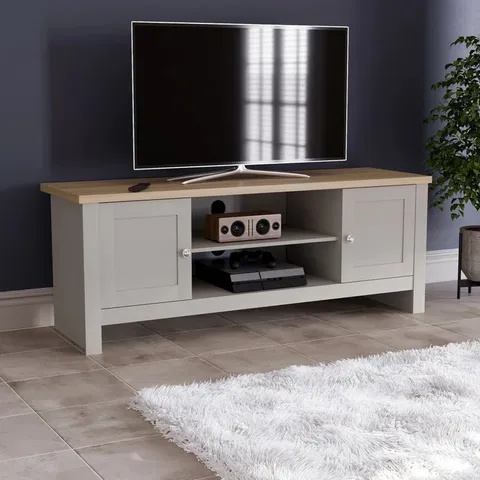 BOXED DEACSFIELD TV STAND FOR TVS UP TO 60" - GREY (1 BOX)