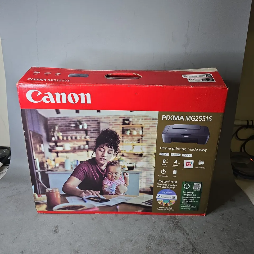 BOXED CANON PIXMA MG2551S PRINTER 
