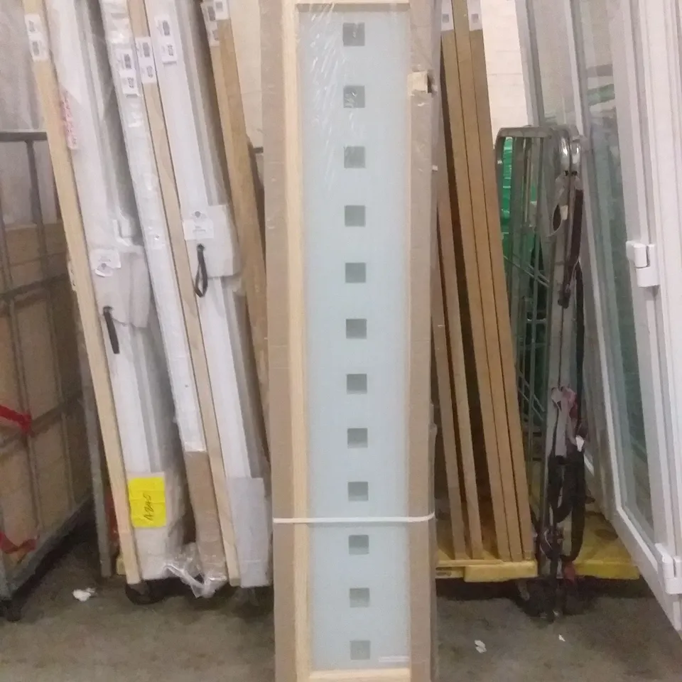 1945MM X 380MM 2 WINDOW FRAME WITH GLASS PANEL 