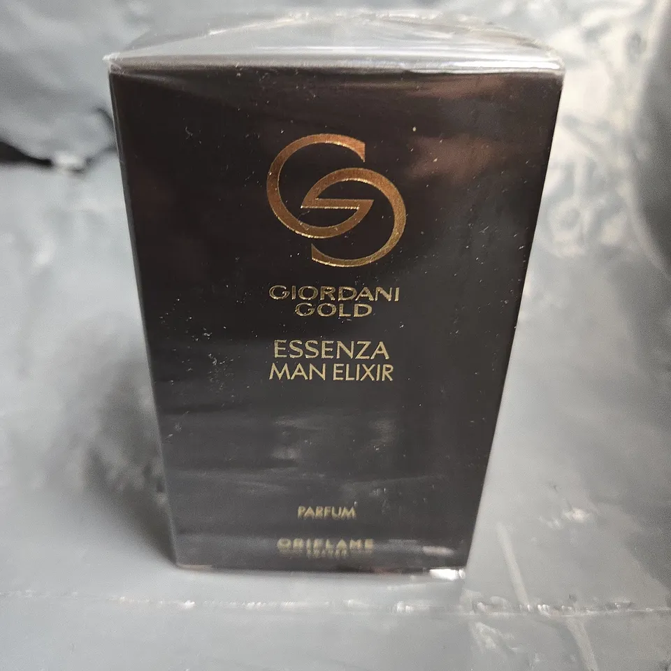 BOXED AND SEALED GIORDANI GOLD ESSENZA MAN ELIXIR PARFUM ORIFLAME SWEDEN  50ML