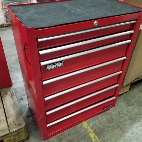 CLARKE CTC700C MECHANICS' STEEL 7 DRAWER TOOL CABINET