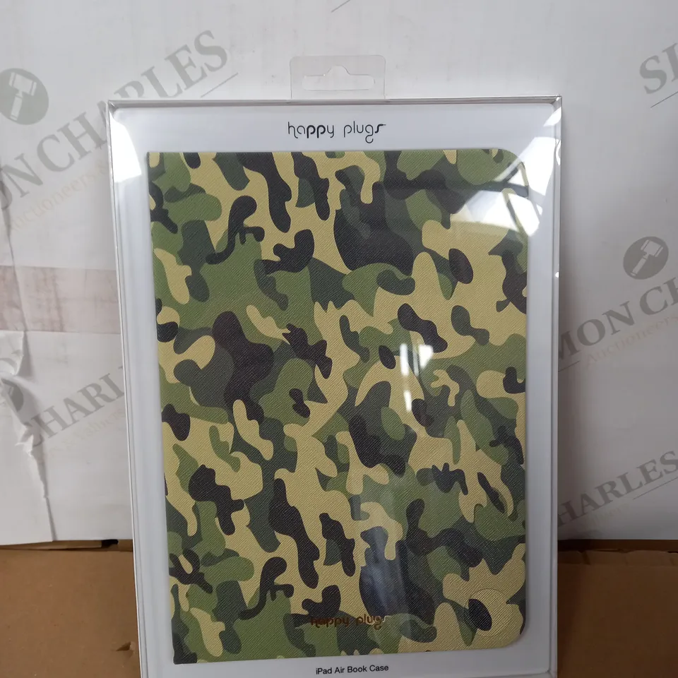 LOT OF 10 HAPPY PLUGS IPAD AIR BOOK CASES - CAMO
