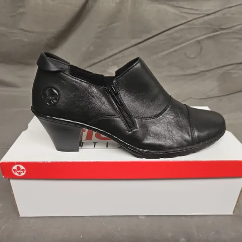 BOXED OF WOMENS RIEKER LEATHER BOOTS - UK SIZE 41