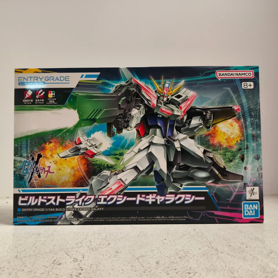 BANDAI NAMCO ENTRY GRADE 1/144 BUILD STRIKE EXCEED GALAXY GUNDAM MODEL KIT – BOXED