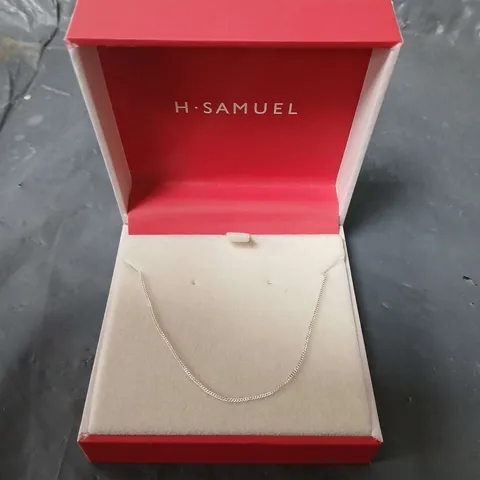 H.SAMUEL 18" STERLING SILVER DAINTY NECKLACE