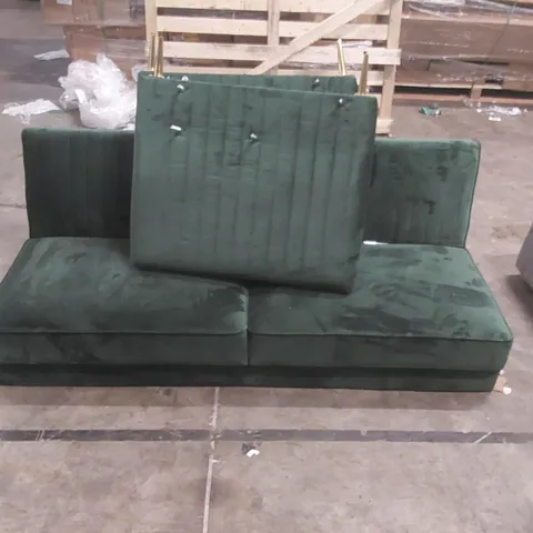 QUALITY DESIGNER AUGIE 3 SEATER CLIC CLAC SOFA BED - REQUIRES ASSEMBLY